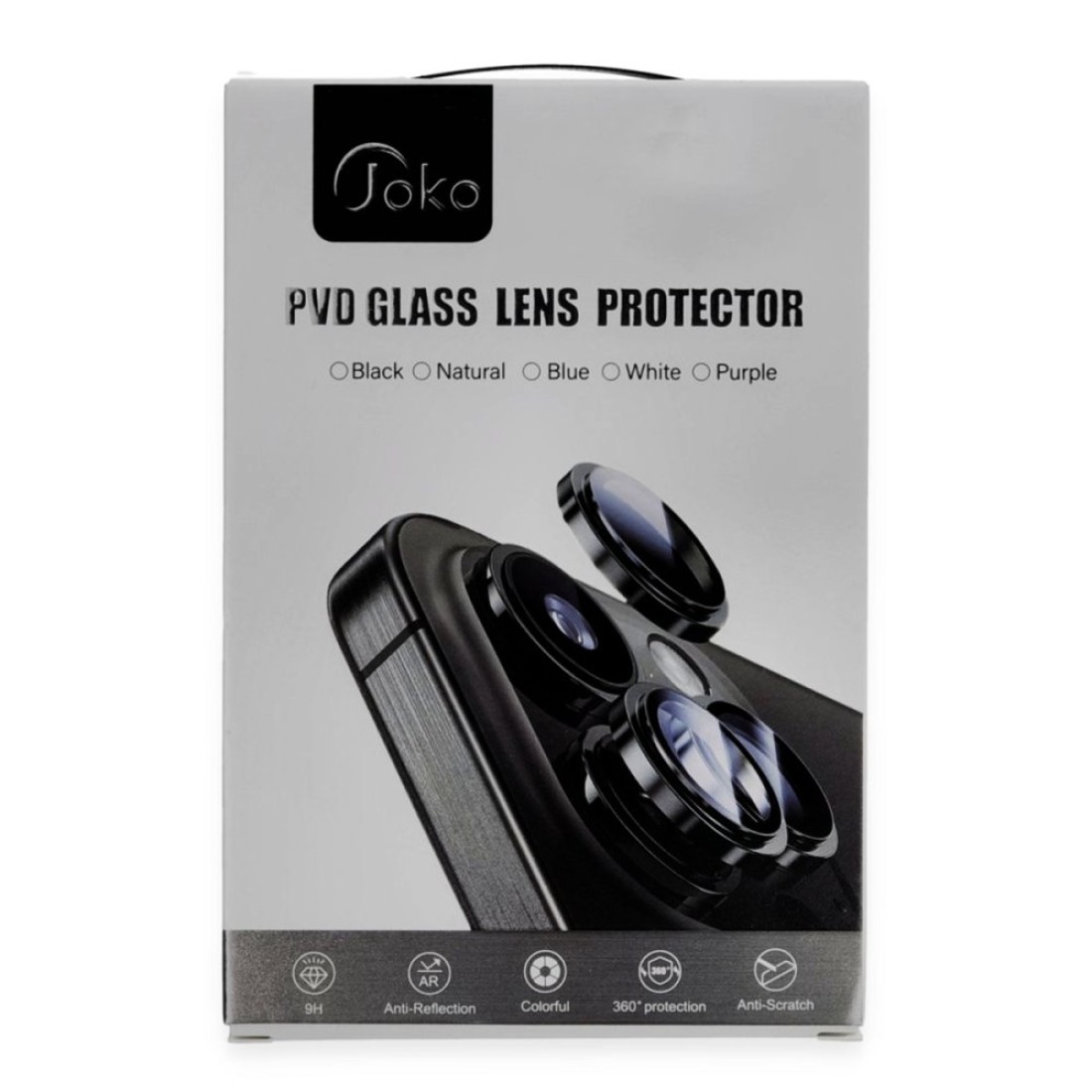 Joko iPhone 16 Pro PVD Metal Kamera Lens - Natural Grey