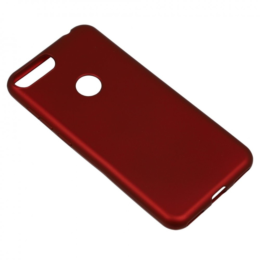 Alcatel 1S Kılıf Premium Rubber Silikon - Bordo