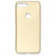 Alcatel 1S Kılıf Premium Rubber Silikon - Gold