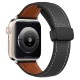 Apple Watch 38mm KR414 Daks Deri Kordon - Beyaz