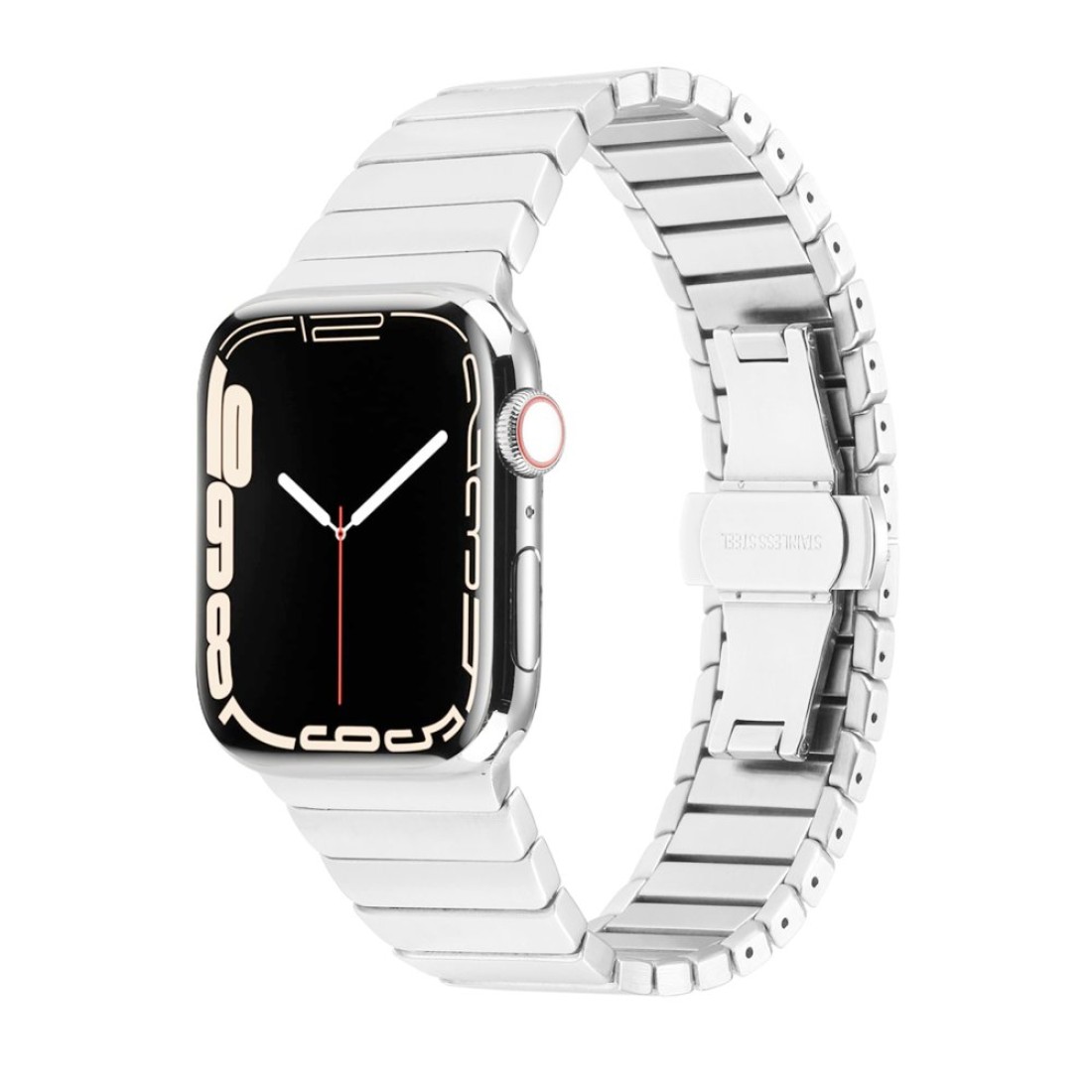 Apple Watch 44mm KR400 Metal Kordon - Yıldız Işığı