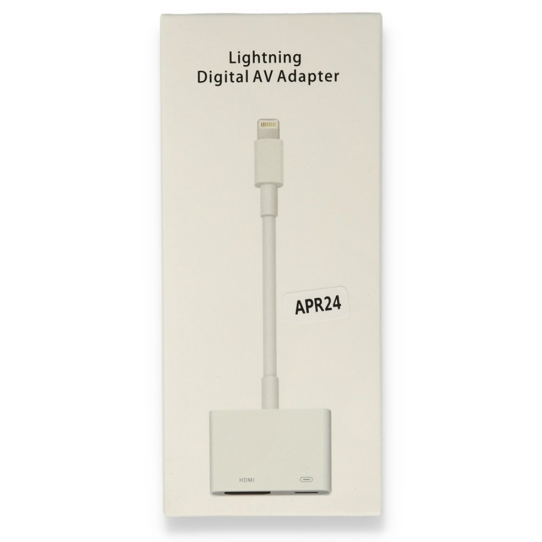 APR24 Iphone Hdmı Adaptör - Beyaz