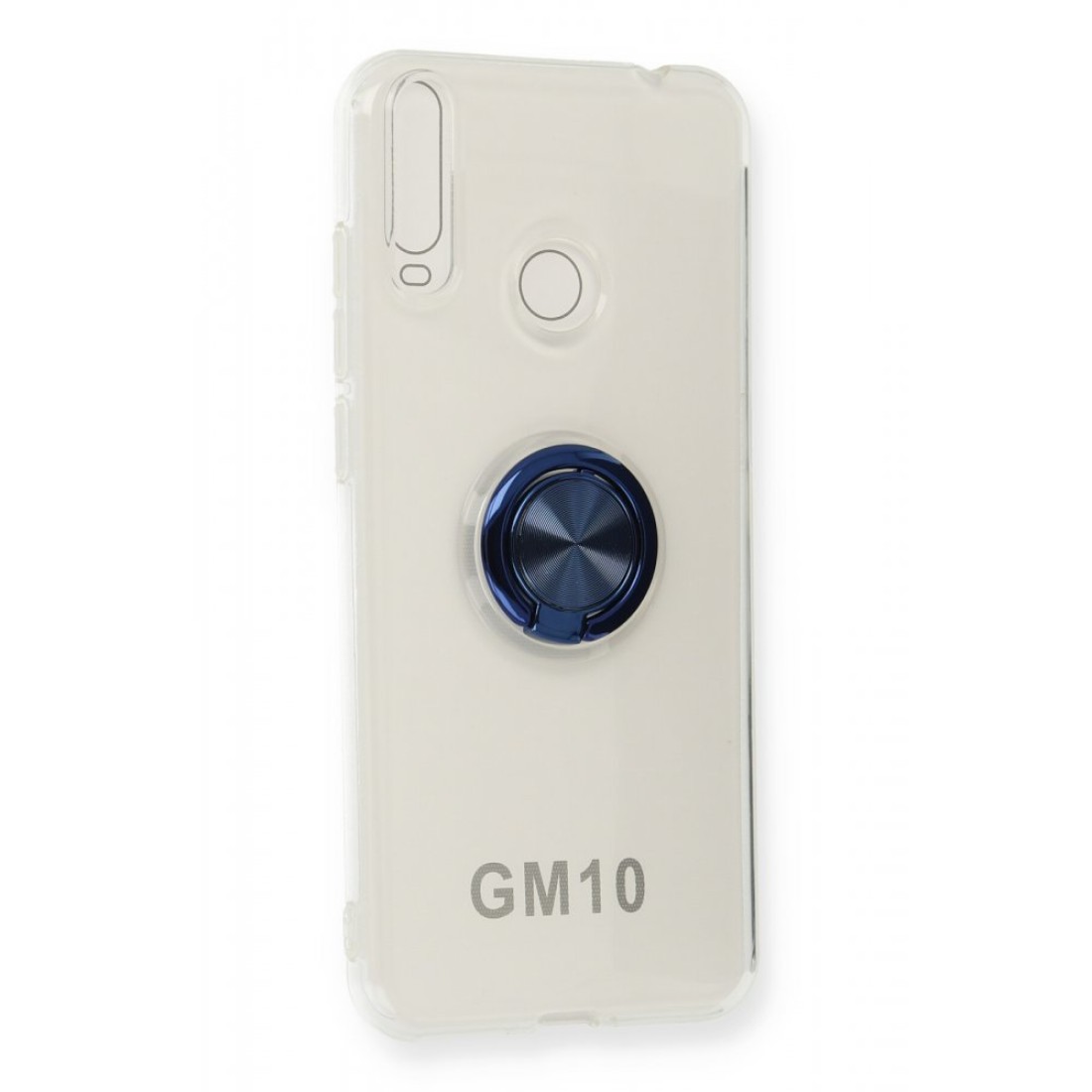 General Mobile GM 10 Kılıf Gros Yüzüklü Silikon - Mavi