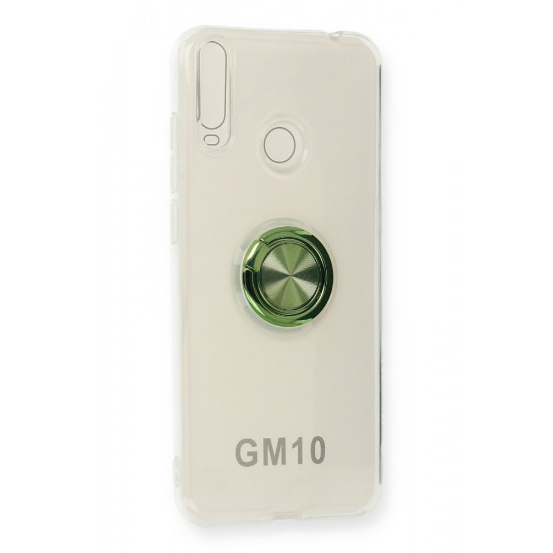 General Mobile GM 10 Kılıf Gros Yüzüklü Silikon - Yeşil