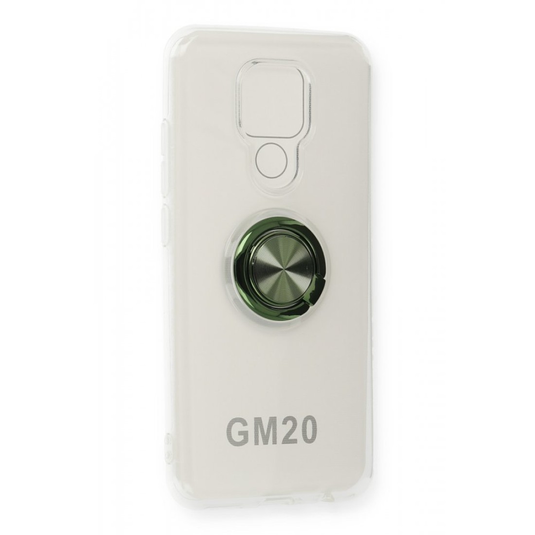 General Mobile GM 20 Kılıf Gros Yüzüklü Silikon - Yeşil