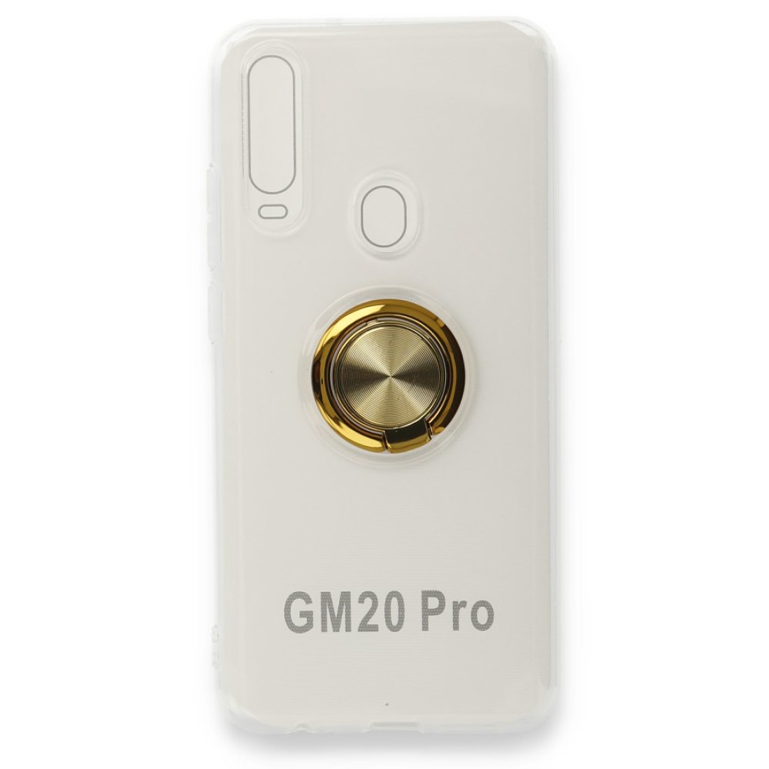 General Mobile GM 20 Pro Kılıf Gros Yüzüklü Silikon - Gold