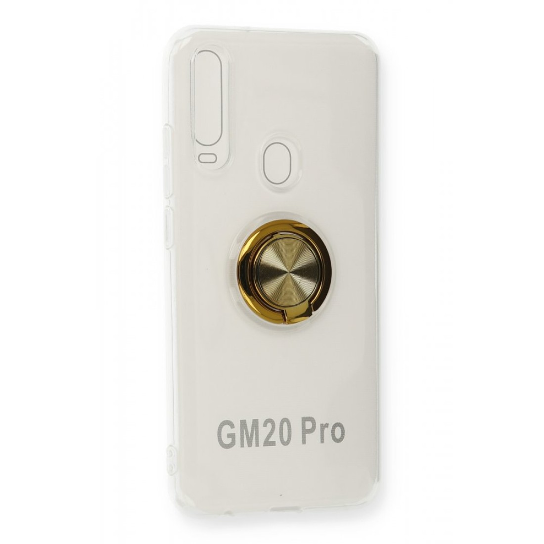 General Mobile GM 20 Pro Kılıf Gros Yüzüklü Silikon - Gold