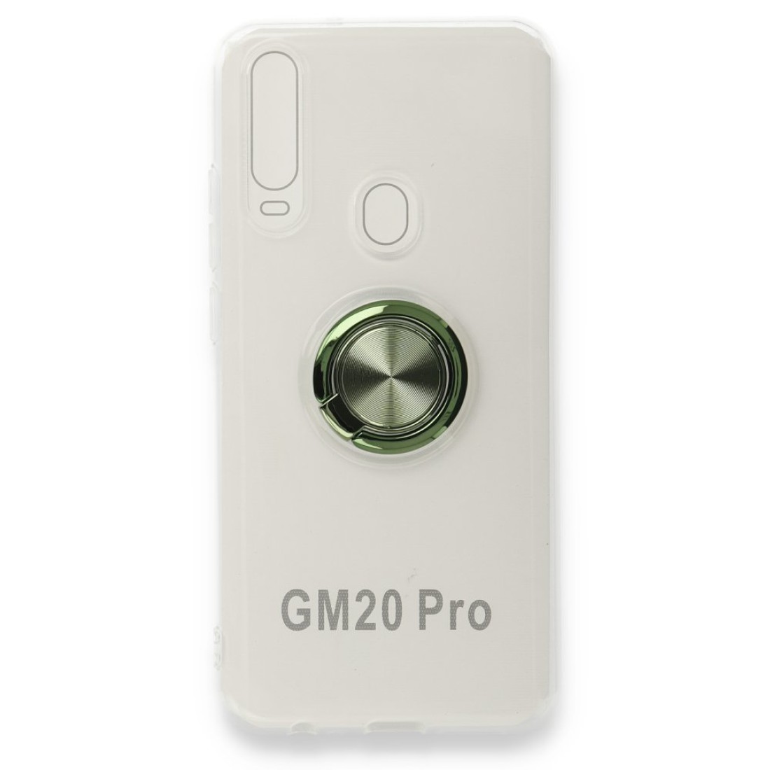 General Mobile GM 20 Pro Kılıf Gros Yüzüklü Silikon - Yeşil