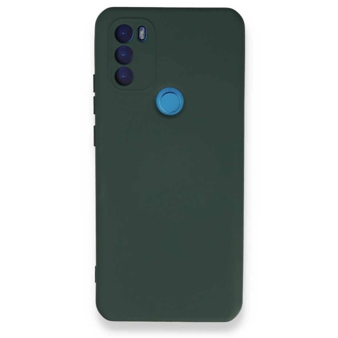 General Mobile GM 21 Plus Kılıf Nano içi Kadife  Silikon - Koyu Yeşil