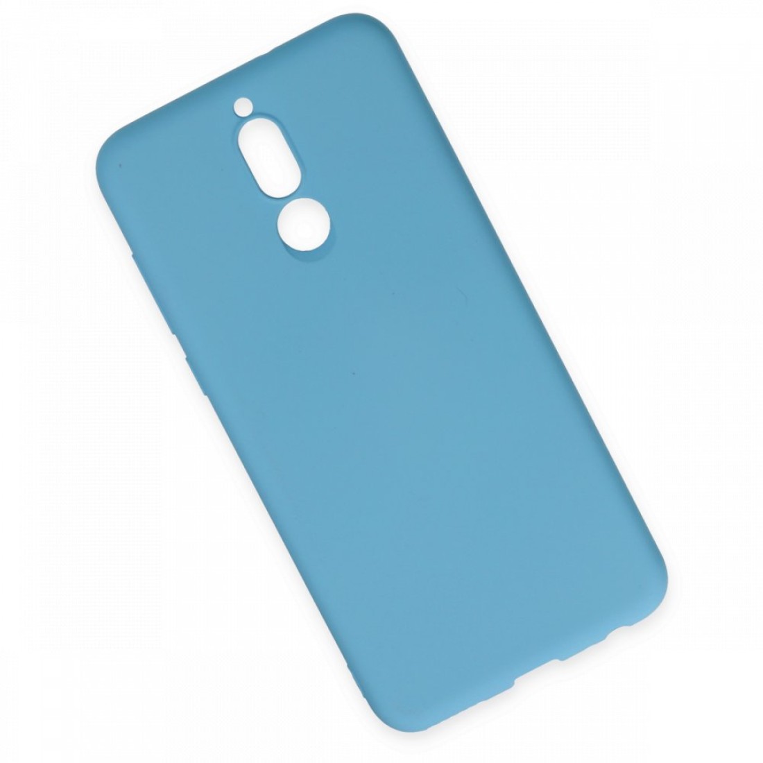 Huawei Mate 10 Lite Kılıf Nano içi Kadife  Silikon - Mavi