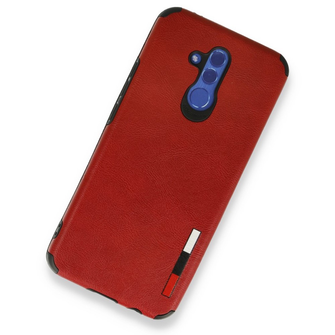 Huawei Mate 20 Lite Kılıf Loop Deri Silikon - Kırmızı
