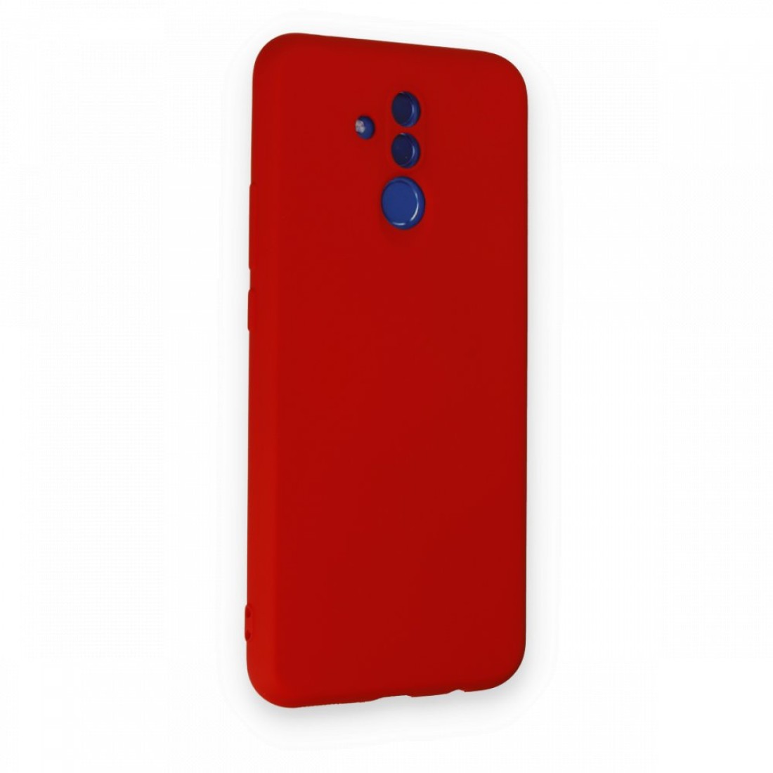 Huawei Mate 20 Lite Kılıf Nano içi Kadife  Silikon - Kırmızı