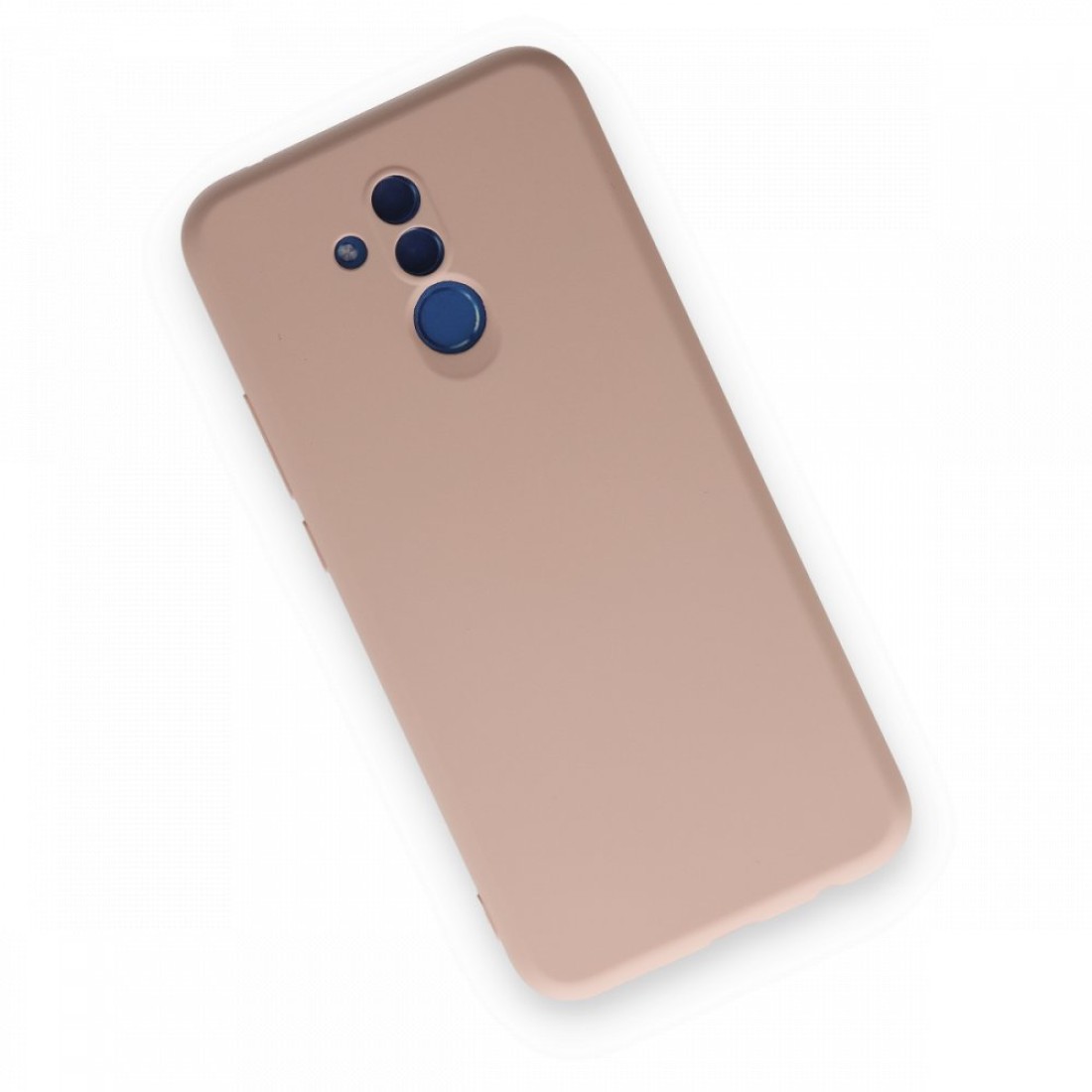 Huawei Mate 20 Lite Kılıf Nano içi Kadife  Silikon - Pudra