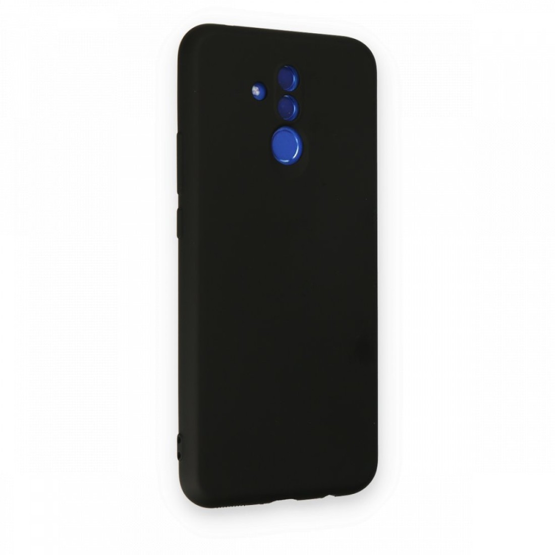 Huawei Mate 20 Lite Kılıf Nano içi Kadife  Silikon - Siyah