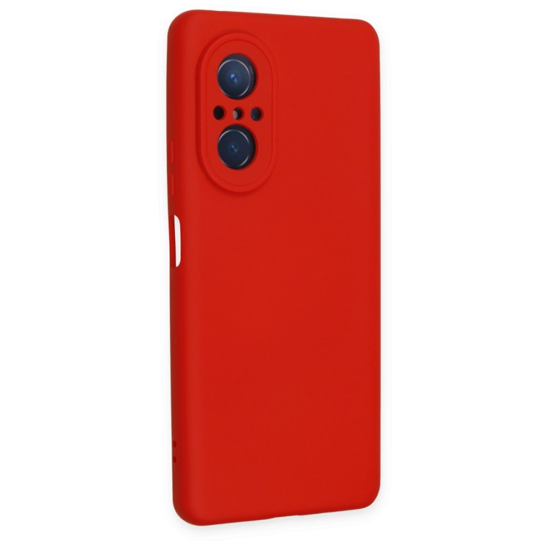 Huawei Nova 9 SE Kılıf Nano içi Kadife  Silikon - Kırmızı