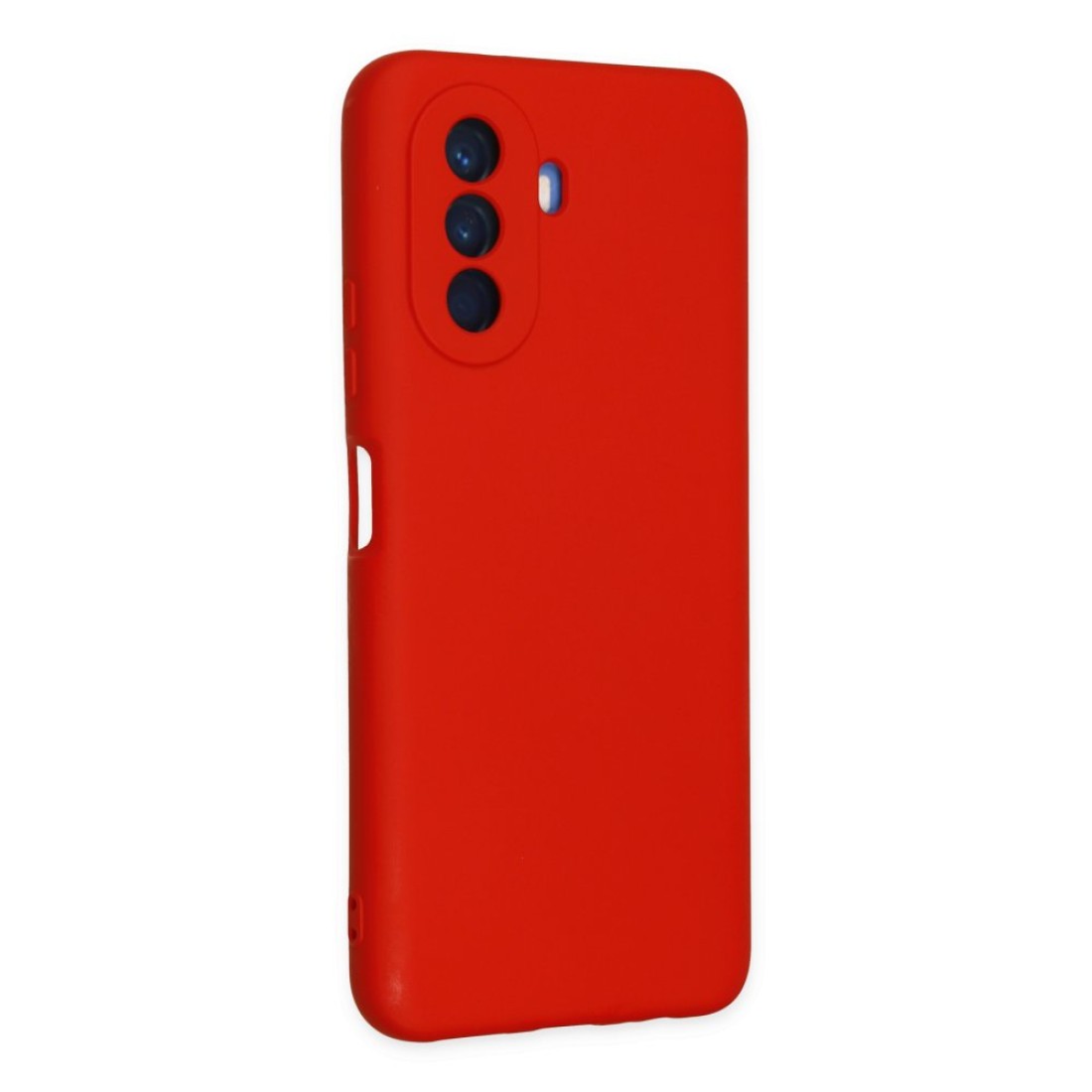 Huawei Nova Y70 Kılıf Nano içi Kadife  Silikon - Kırmızı
