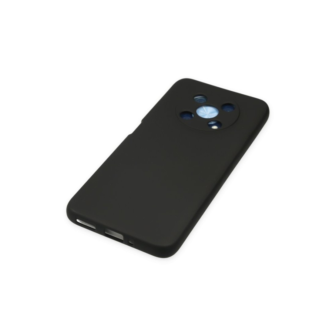 Huawei Nova Y90 Kılıf Nano içi Kadife  Silikon - Siyah