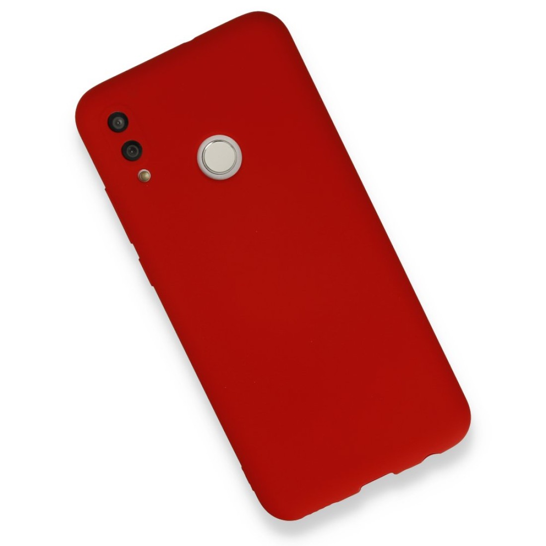 Huawei P Smart 2019 Kılıf Nano içi Kadife  Silikon - Kırmızı