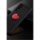 Huawei P Smart 2021 Kılıf Range Yüzüklü Silikon - Siyah-Kırmızı