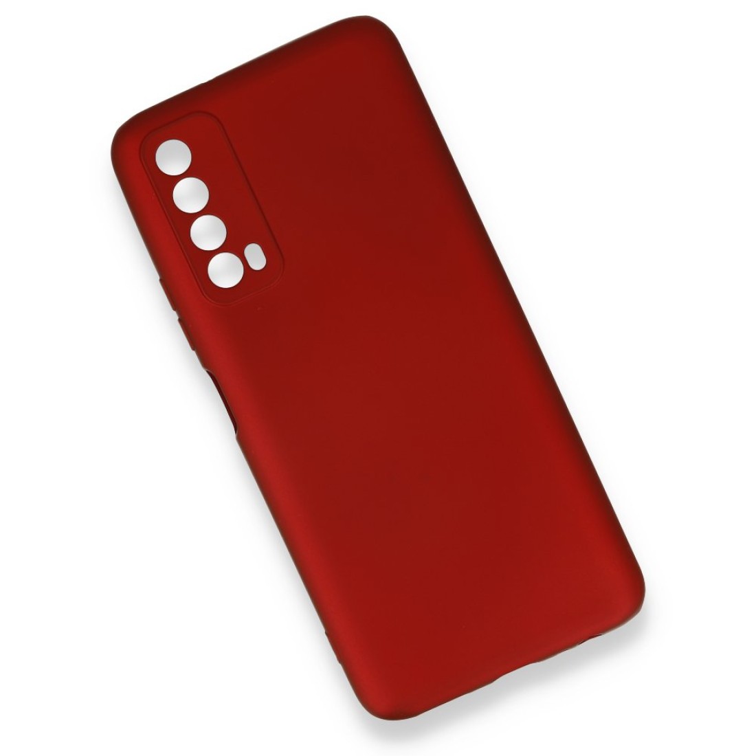 Huawei P Smart 2021 Kılıf Premium Rubber Silikon - Bordo