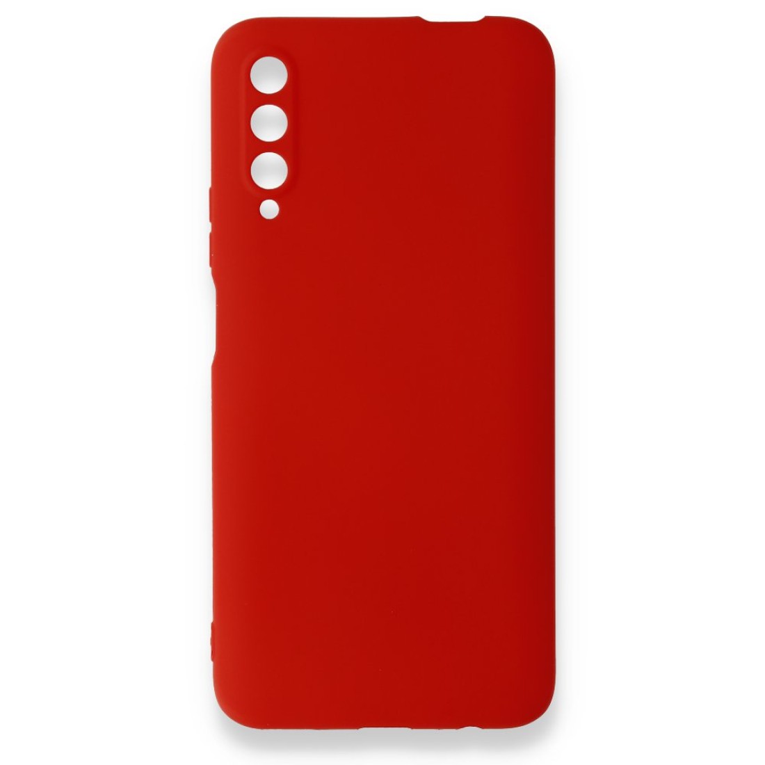 Huawei P Smart Pro / Y9S Kılıf Premium Rubber Silikon - Kırmızı