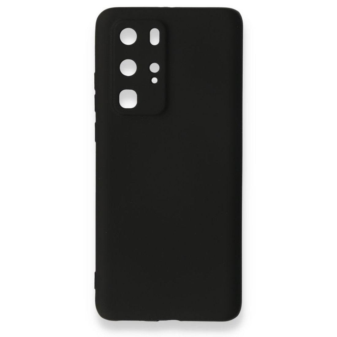 Huawei P40 Pro Kılıf Premium Rubber Silikon - Siyah