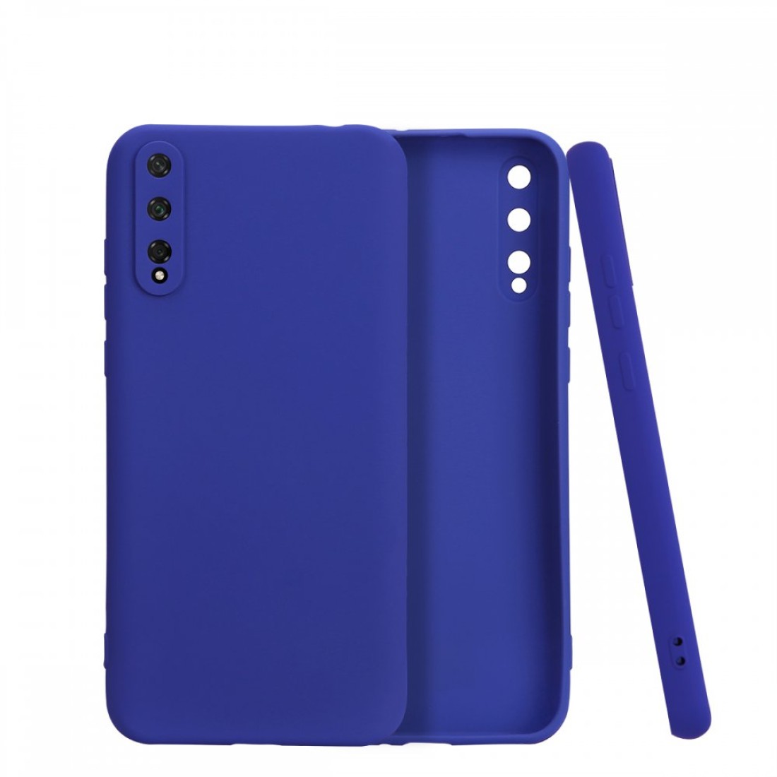 Huawei Y8P Kılıf Premium Rubber Silikon - Lacivert