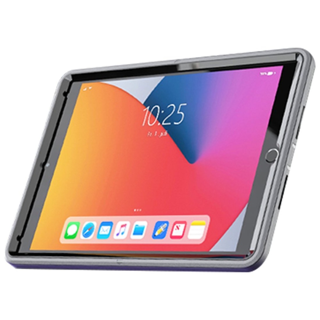 iPad 10.2 (8.nesil) Kılıf Hand Strap Tablet Kılıfı - Siyah