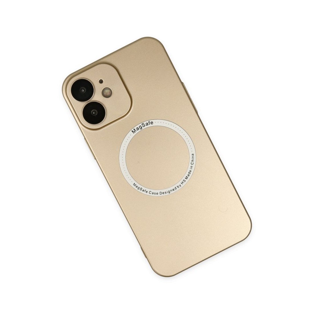 Apple iPhone 11 Kılıf Jack Magneticsafe Lens Silikon - Gold