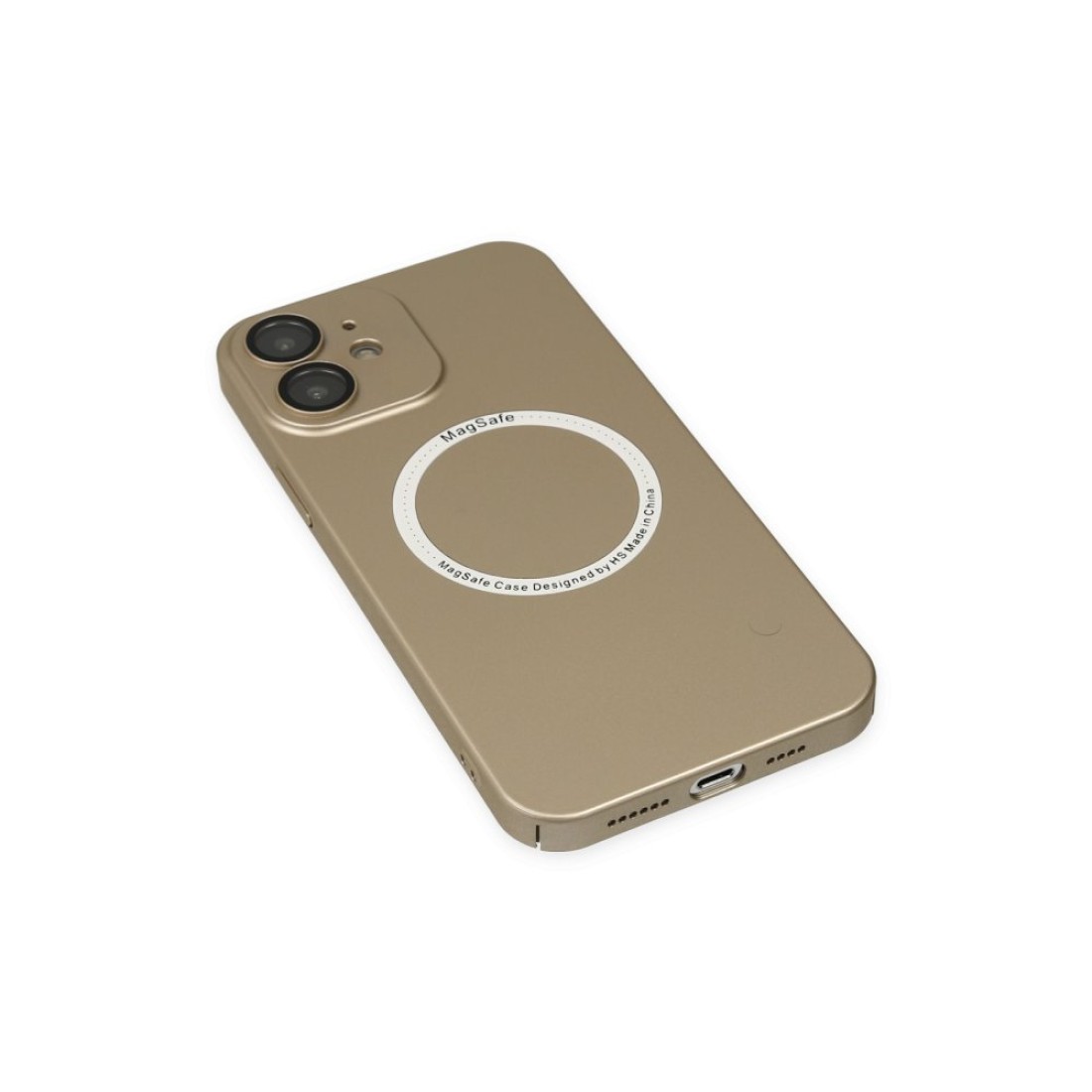 Apple iPhone 11 Kılıf Jack Magneticsafe Lens Silikon - Gold