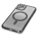 Apple iPhone 11 Kılıf Joke Simli Magneticsafe Kılıf - Siyah