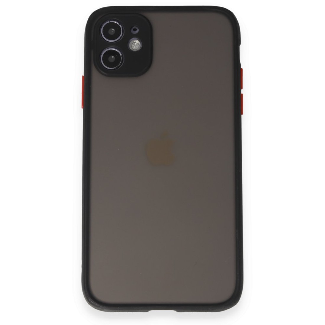 iPhone 11 Kılıf Montreal Silikon Kapak - Siyah