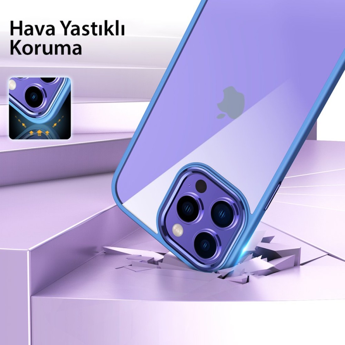 Apple iPhone 11 Kılıf Power Silikon - Mavi