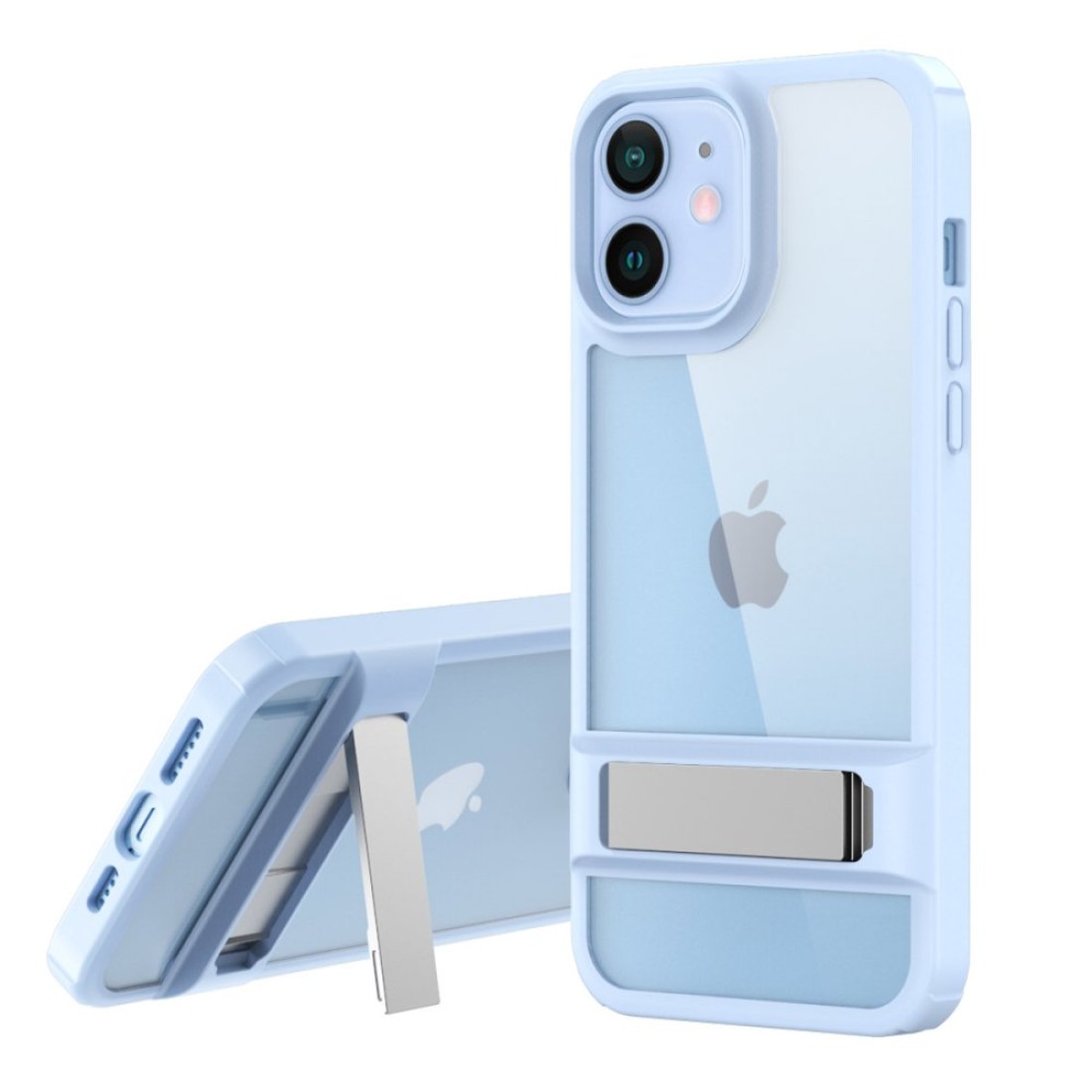 Apple iPhone 11 Kılıf Rolet Stand Kapak - Sierra Blue