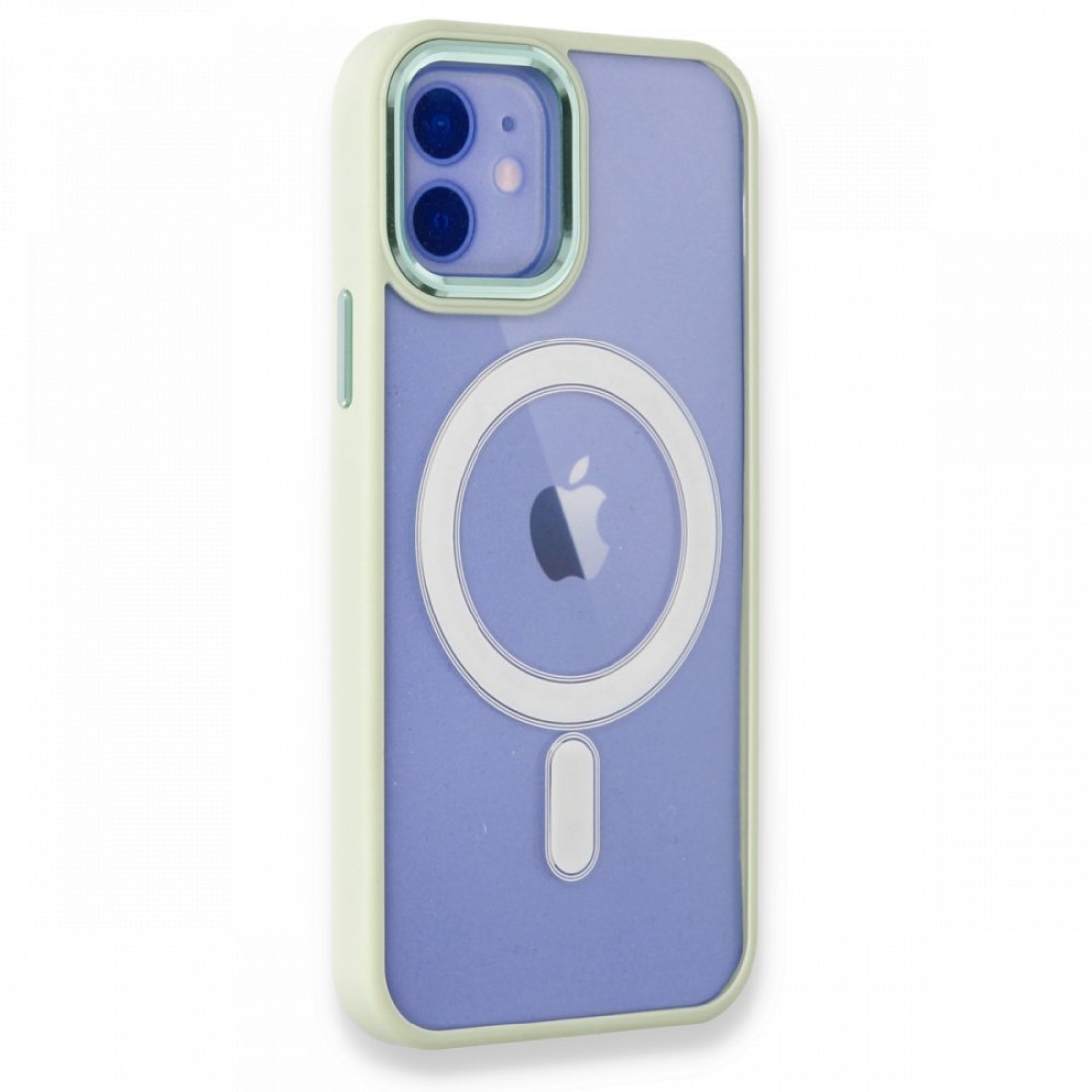 Apple iPhone 11 Kılıf Room Magneticsafe Silikon - Su Yeşili