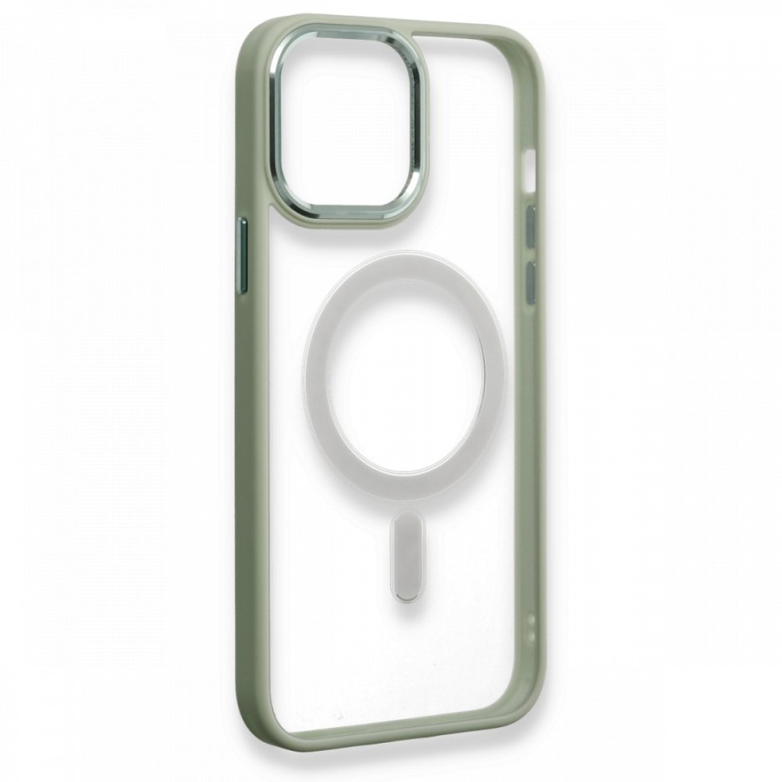 Apple iPhone 11 Kılıf Room Magneticsafe Silikon - Su Yeşili