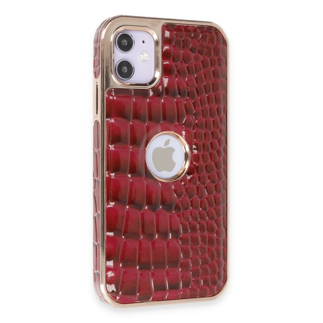 Apple iPhone 11 Kılıf Snake Kapak - Bordo