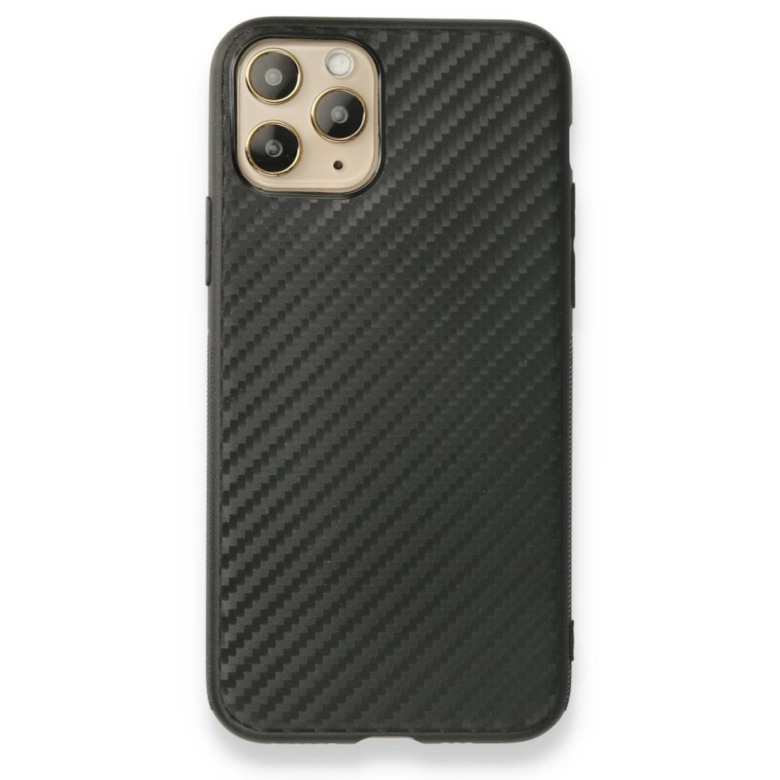 Apple iPhone 11 Pro Kılıf Carbonix Silikon - Siyah