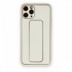 Apple iPhone 11 Pro Kılıf Coco Deri Standlı Kapak - Beyaz