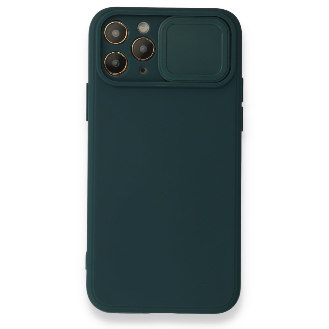 Apple iPhone 11 Pro Kılıf Color Lens Silikon - Yeşil