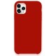 Apple iPhone 11 Pro Kılıf Lansman Legant Silikon - Kırmızı