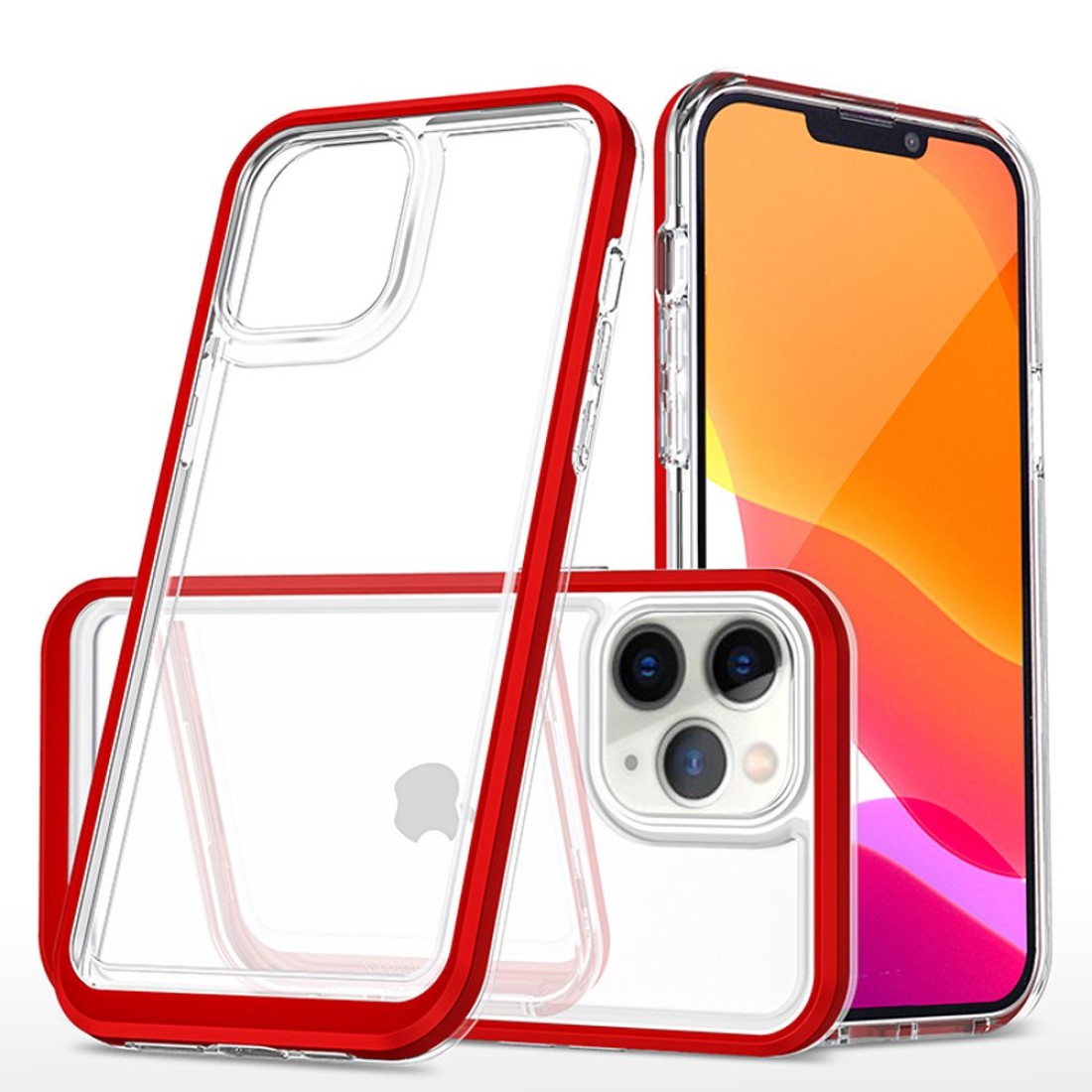 Apple iPhone 11 Pro Kılıf Lims Silikon - Kırmızı