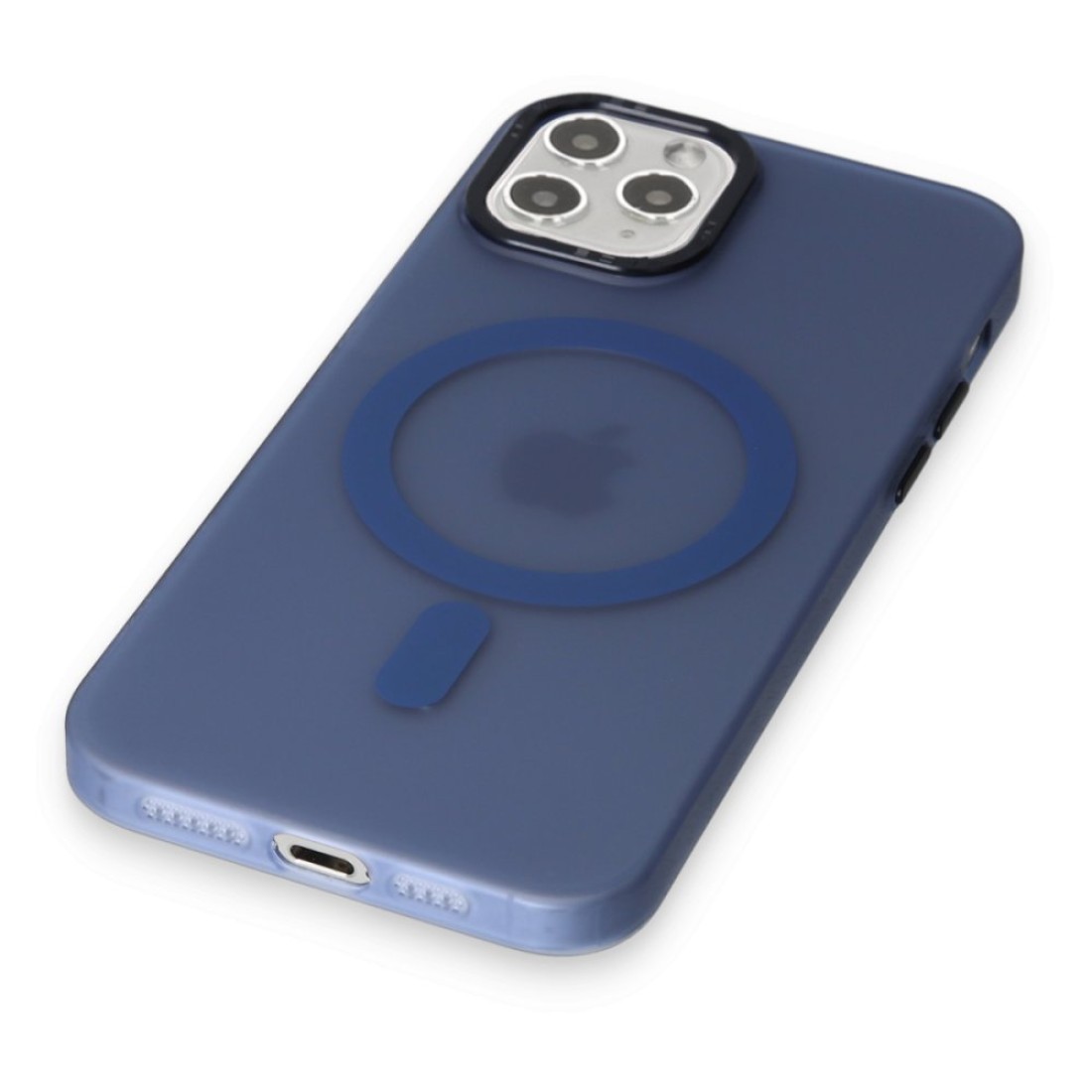 Apple iPhone 11 Pro Kılıf Lodos Magneticsafe Mat Kapak - Mavi