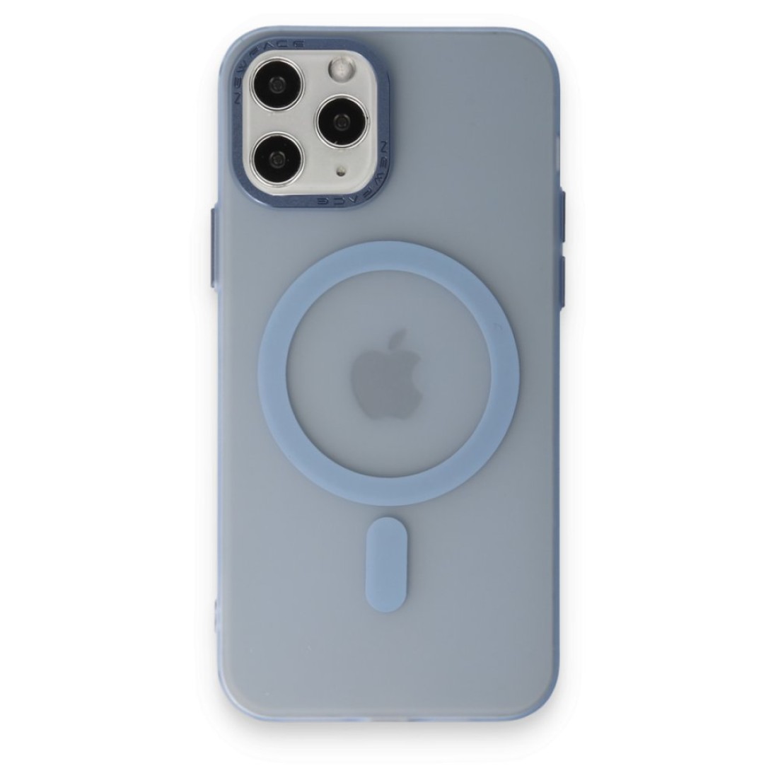 Apple iPhone 11 Pro Kılıf Lodos Magneticsafe Mat Kapak - Sierra Blue