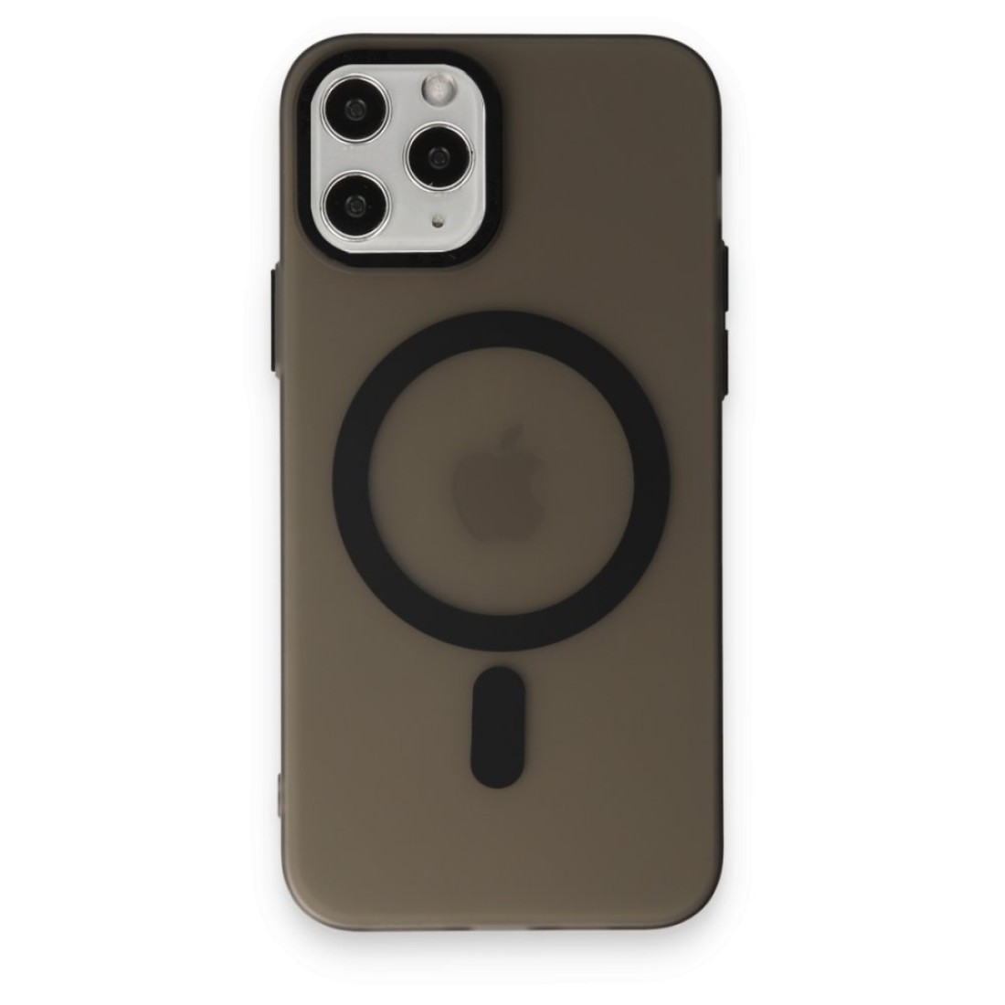 Apple iPhone 11 Pro Kılıf Lodos Magneticsafe Mat Kapak - Siyah