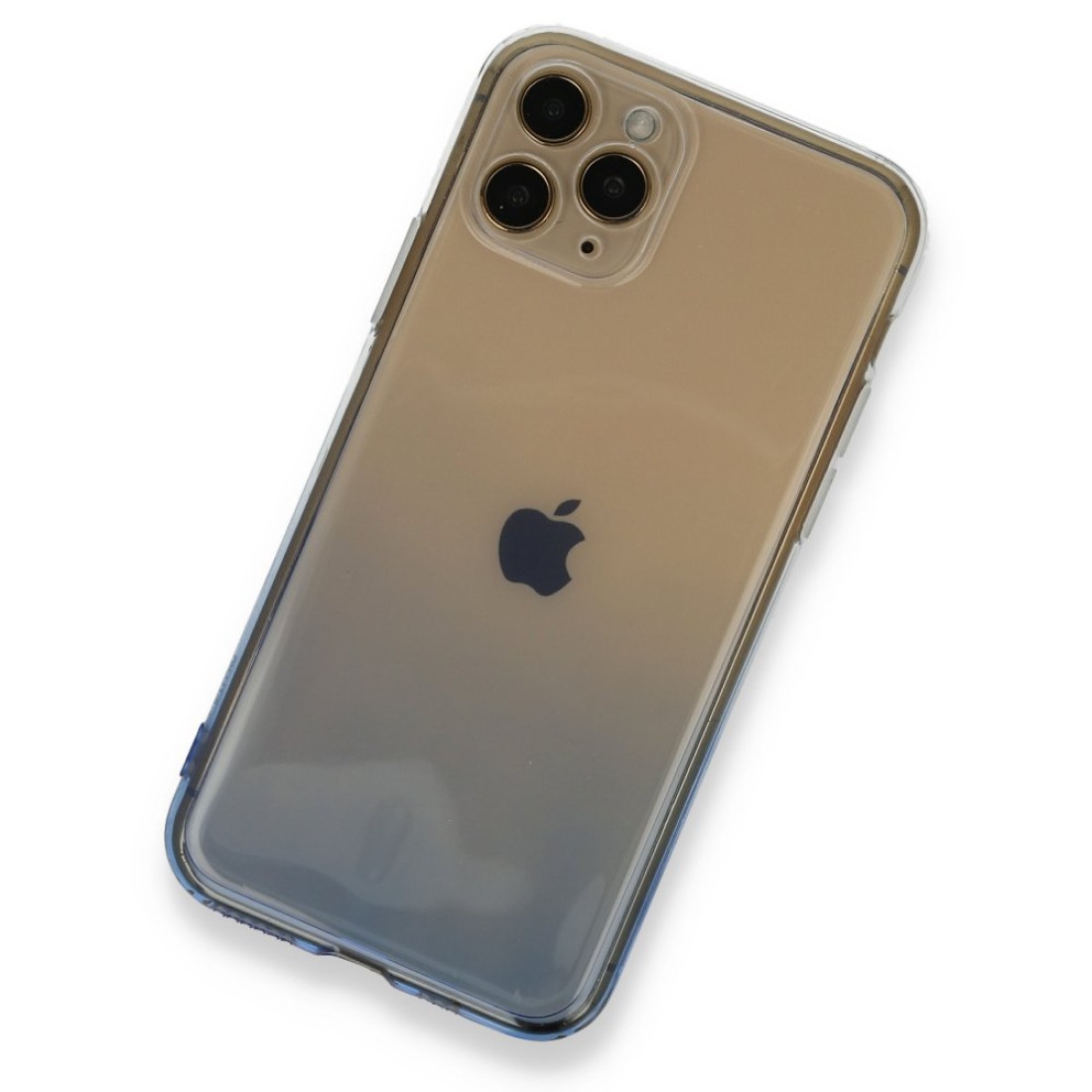 Apple iPhone 11 Pro Kılıf Lüx Çift Renkli Silikon - Mor