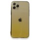 Apple iPhone 11 Pro Kılıf Lüx Çift Renkli Silikon - Sarı