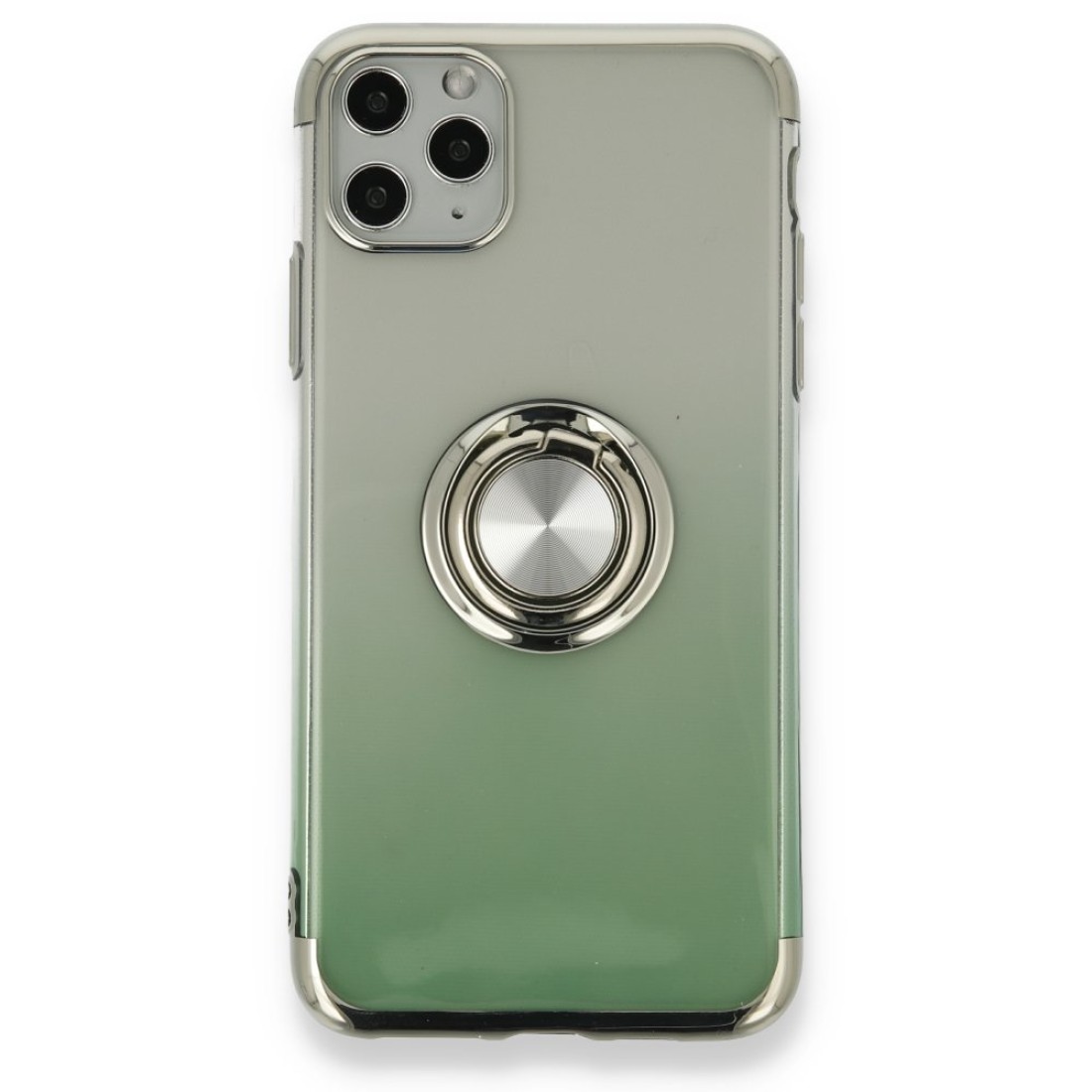 Apple iPhone 11 Pro Kılıf Marvel Yüzüklü Silikon - Yeşil