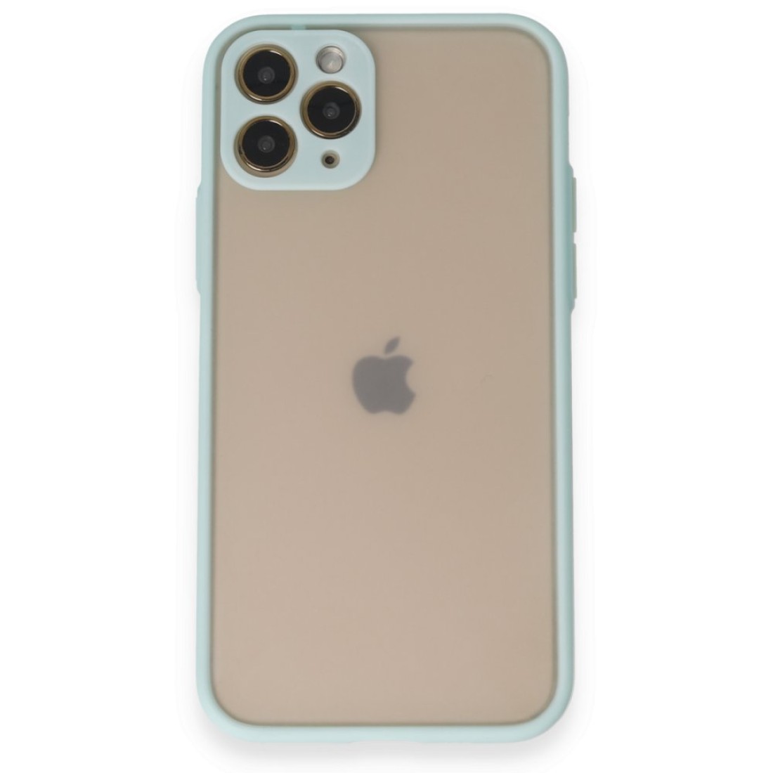 Apple iPhone 11 Pro Kılıf Montreal Silikon Kapak - Turkuaz