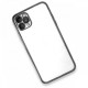 Apple iPhone 11 Pro Kılıf Razer Lensli Silikon - Gümüş